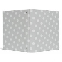 Polka Dot Binder