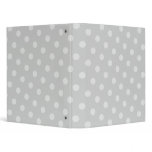 Polka Dot Binder