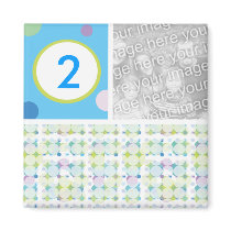 Polka Dot Birthday Photo Magnet