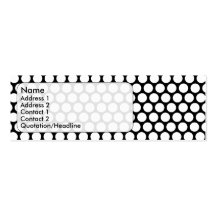polka-dot business card template