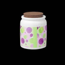 Polka dot Candy jar candy jars