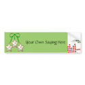 Polka Dot Christmas Cookies Bumper Sticker