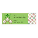 Polka Dot Christmas Cookies Gift Tags