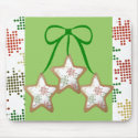 Polka Dot Christmas Cookies Mousepad