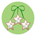 Polka Dot Christmas Cookies Sticker