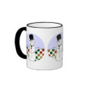 Polka Dot Christmas Snowman mugs by polkadotpizazz Polka Dot Christmas Snowman mugs
