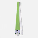 Polka Dot Christmas Snowman Neck Tie
