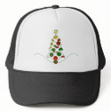Polka Dot Christmas Tree Hat