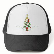 Polka Dot Christmas Tree Hat