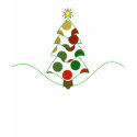 Polka Dot Christmas Tree Shirt