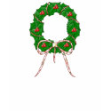 Polka Dot Christmas Wreath Shirt
