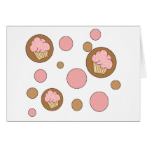 Polka Dot Cupcakes cards by iheartcake Polka Dot Cupcakes cards