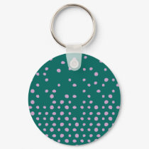 Polka Dot Destruction keychains by Bigeyes Polka Dot Destruction keychains