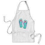 Polka Dot Flip Flops aprons