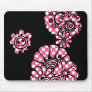 Polka Dot Flowers Mouse Pads