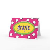 Polka Dot Grazie cards