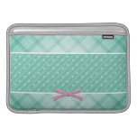 Polka Dot {green} Pattern MacBook Sleeve