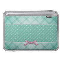 Polka Dot {green} Pattern MacBook Sleeve
