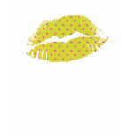 Polka Dot Heart Lips