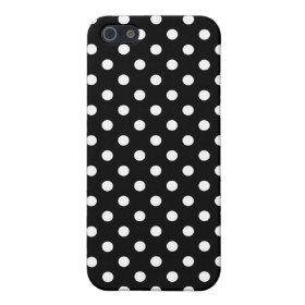 Polka Dot iPhone 5/5S Case in Black and White