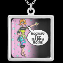 Polka Dot Martini Diva Necklace necklaces