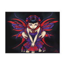 "Polka Dot Mushroom Fairy" Postcard