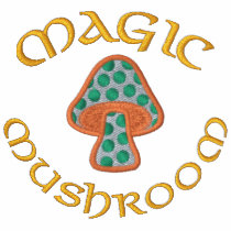 Polka Dot Mushroom, Magic, Mushroom embroidered shirts