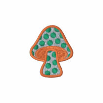 Polka Dot Mushroom (On Sleeve Too!) embroidered shirts by silly_strings Polka Dot Mushroom (On Sleeve Too!) embroidered shirts