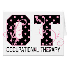 Polka Dot OT Greeting Card