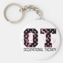 Polka Dot OT Keychain