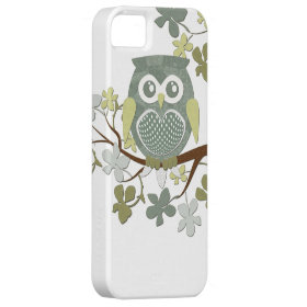 Polka Dot Owl in Tree Case iPhone 5 Covers