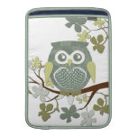 Polka Dot Owl in Tree MacBook Sleeves