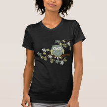 Polka Dot Owl in Tree Tee Shirt