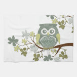Polka Dot Owl in Tree Towels