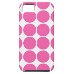 Polka Dot Pattern Print Design Hot Pink Polka Dots iPhone 5 Case