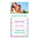 Polka Dot/photo  "Save the Date" Custom Photo Card