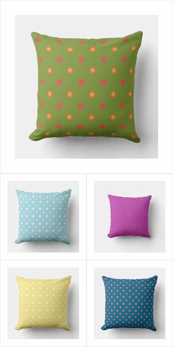 Polka Dot Pillows