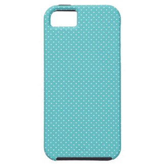 Polka dot pin dots girly chic tiffany blue pattern iPhone 5 cases