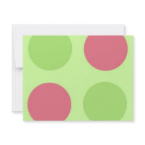 polka dot, pink and green invitations by rspears01 polka dot, pink and green invitations