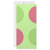 polka dot, pink and green rack cards by rspears01 polka dot, pink and green rack cards