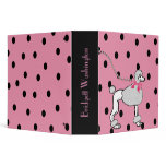 Polka Dot Poodle Album Binder