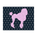 Polka Dot Poodle postcards by JaZilla Polka Dot Poodle postcards