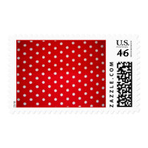 polka-dot-red-white postage