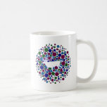 Polka Dot Reindeer Christmas Holiday Party Mug