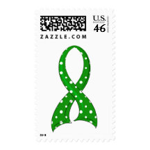 Polka Dot Ribbon Cerebral Palsy Stamps
