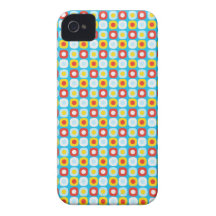 Polka Dot Squares iPhone 4 Cover