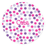 Polka Dot Sticker - Cate 2