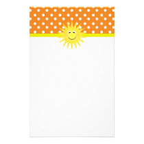 Polka Dot & Sunshine Stationary stationery