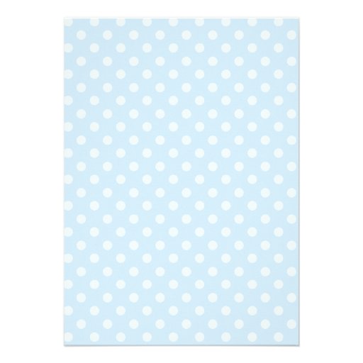 Polka Dot Train Boy Baby Shower Invite