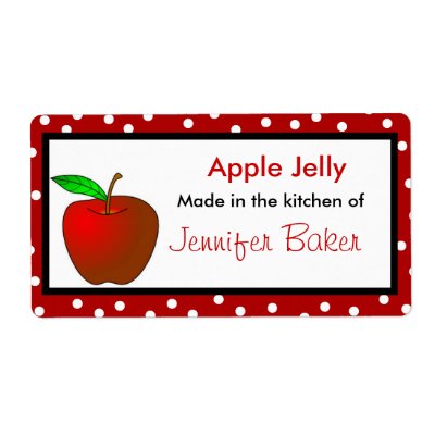 Apple Food Label